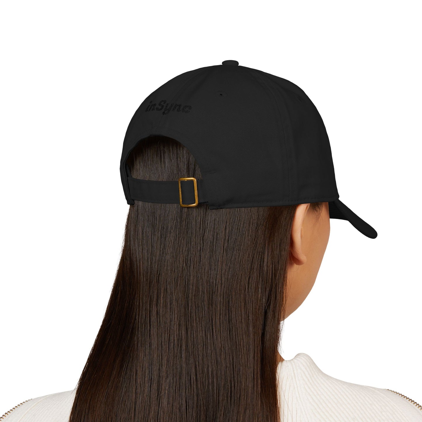 Organic Embroidered Baseball Cap — InSync Music & Fitness Icons