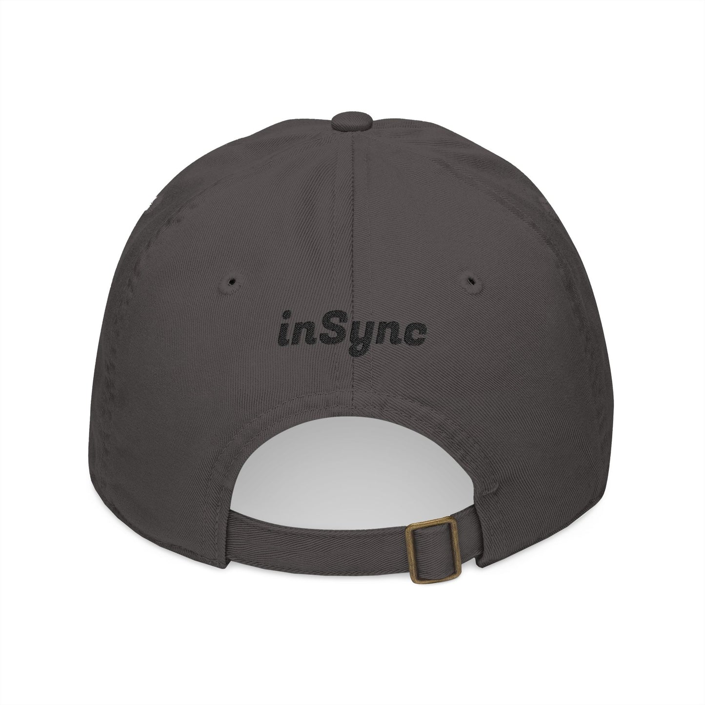 Organic Embroidered Baseball Cap — InSync Music & Fitness Icons