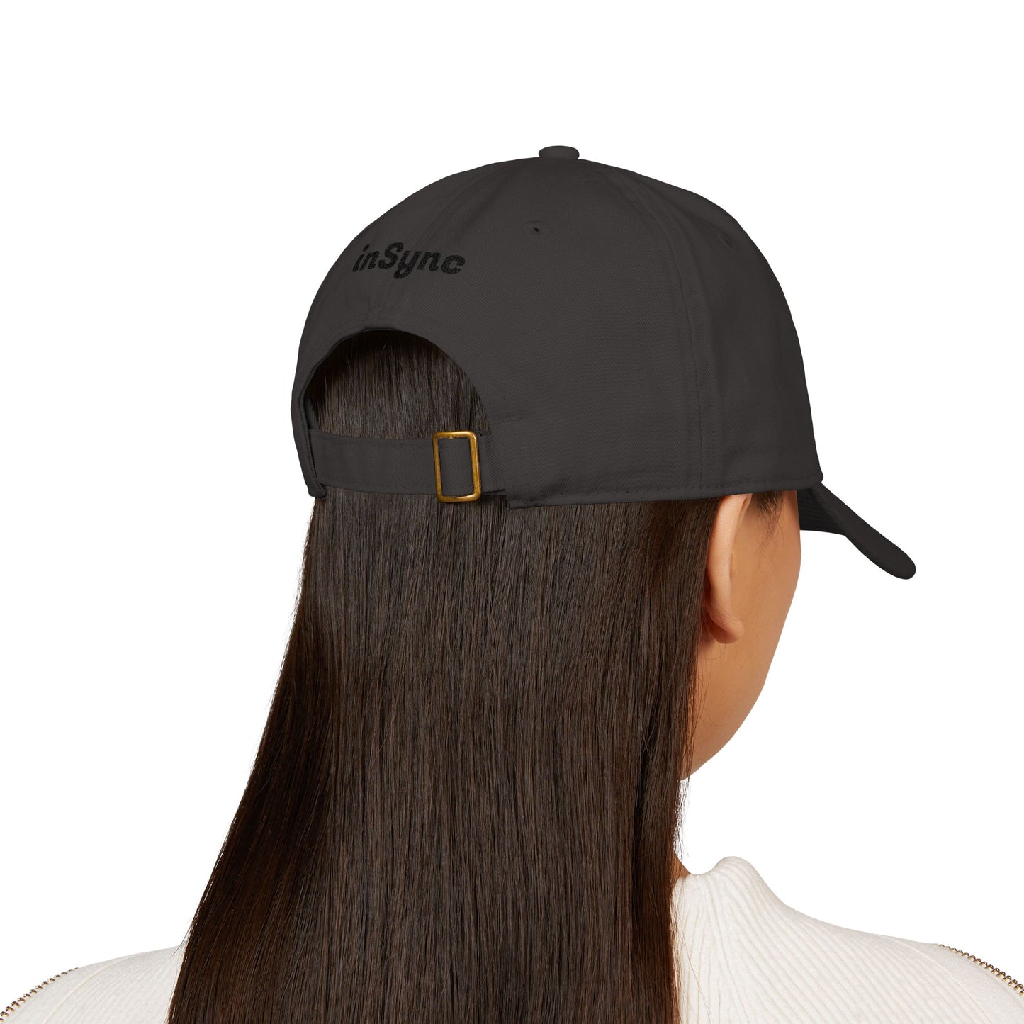 Organic Embroidered Baseball Cap — InSync Music & Fitness Icons